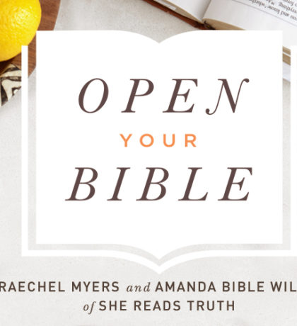 Open Your Bible | Giveaway!