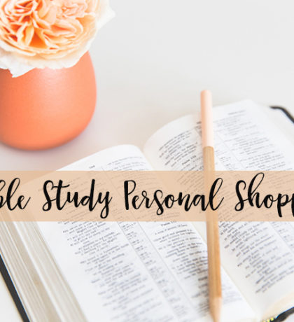 Bible Study Personal Shopper