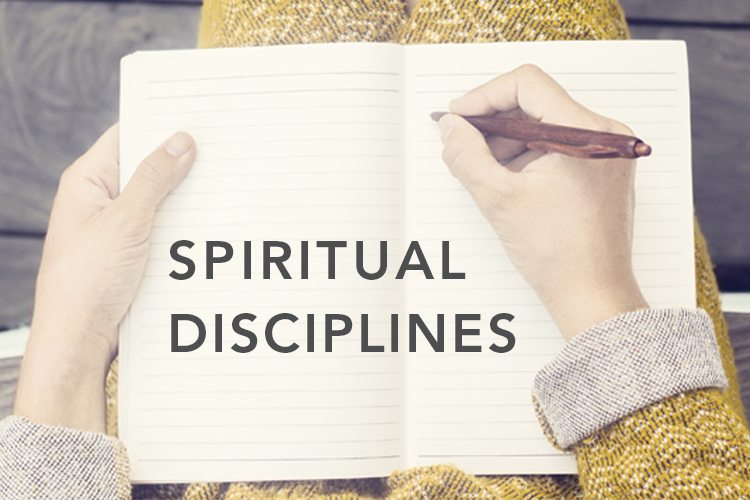 spiritual disciplines spiritual fasting, woman with open journal