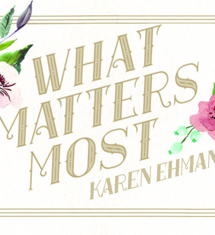 What Matters Most Giveaway