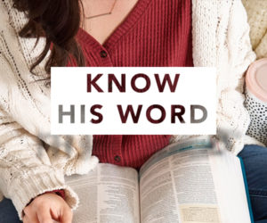 Know His Word Reading Plan - October