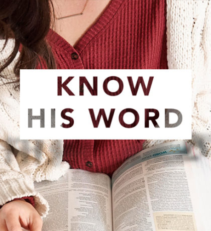 Know His Word | September 2019 Reading Plan
