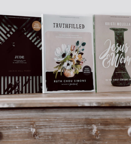 Bible Study Books with Video Access by Jackie Hill Perry, Ruth Chou Simons, and Kristi McLelland