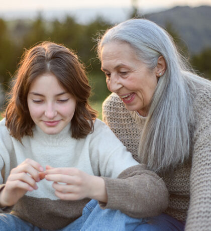 Conversations with grandchildren and grandparents