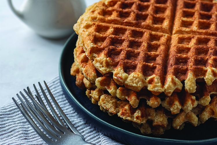 protein-packed waffles