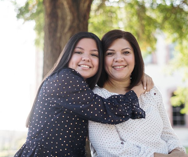 Mother and daughter