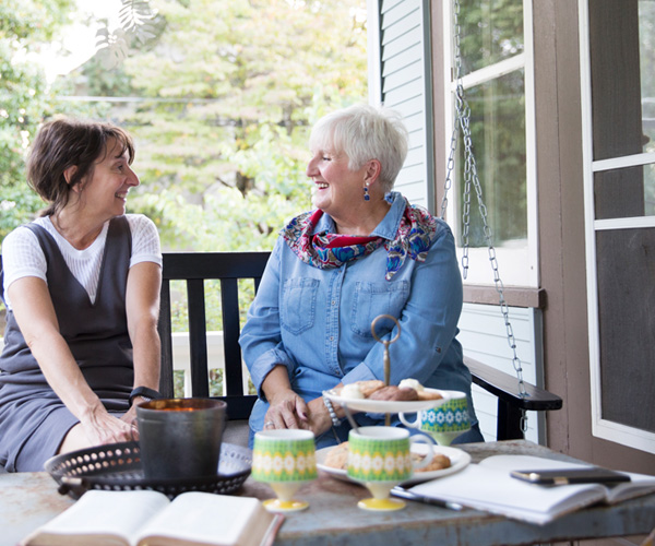 women in a summer Bible study