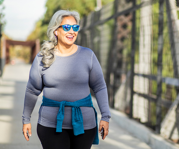 Woman outdoors to avoid ministry burnout