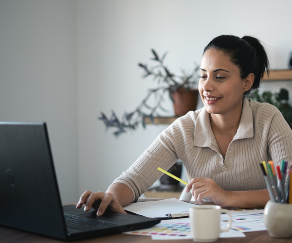 woman building Bible literacy
