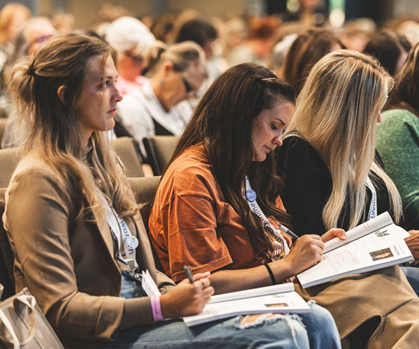 Women attending breakout sessions at Lifeway Women's Leadership Forum