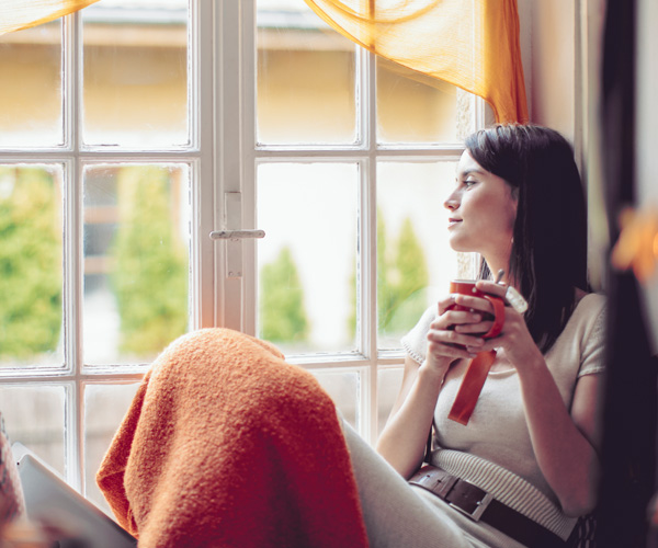 Woman thinking about grace